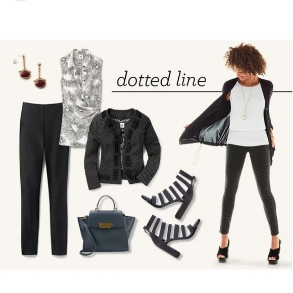 Cabi black and white polka dot jacket - Picture 9 of 10